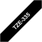 Brother Nastro per etichettatore tze-335 nero/bianco 12mm