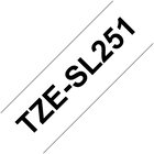 Brother TZESL251 nastro per etichettatrice Nero su bianco