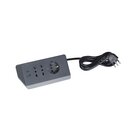 BTicino S3711GBU prolunghe e multiple 2 m 3 presa(e) AC Interno Grigio