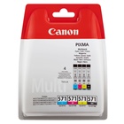 Canon CLI-571 Multipack Original Nero, Ciano, Magenta, Giallo 4 pezzo(i)