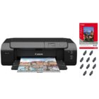 Canon imagePROGRAF Pro-310 Stampante fotografica wireless + KIT completo Toner di Ricambio Originali + 20 Fogli Carta fotografica