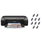 Canon imagePROGRAF Pro-310 Stampante fotografica wireless + KIT completo Toner di Ricambio Originali