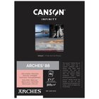 Canson Arches 88 Rag Pure White5R 13x18cm 25f 310gr