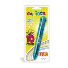 Carioca 10 Colors Multi Clip-on retractable ballpoint pen 1 pezzo(i)