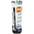 Carioca 43036/01 Penna in gel con cappuccio Medio Nero 1 pz