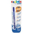 Carioca 43036/02 Penna in gel con cappuccio Medio Blu 1 pz