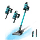 CECOTEC Conga Rockstar 1500 Horizon Genesis XL Aspirapolvere elettrica Batteria Secco Senza sacchetto Nero, Blu