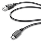 Cellular Line Cellularline USB Data Cable - Micro USB Cavo dati comodo e versatile Nero