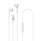 CELLY UP1100TYPECWH Cuffie Cablato In-ear Musica e Chiamate USB tipo-C Bianco