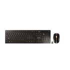 Cherry DW 9100 SLIM tastiera Mouse incluso Universale RF senza fili + Bluetooth QWERTZ Svizzere Nero