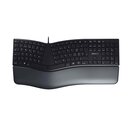 Cherry KC 4500 ERGO tastiera Ufficio USB QWERTZ Svizzere Nero