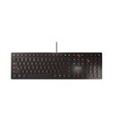 Cherry KC 6000 Slim tastiera Universale USB Inglese US Nero