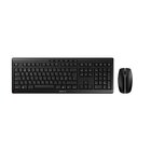 Cherry Stream Desktop Recharge tastiera Mouse incluso Universale RF Wireless QWERTZ Svizzere Nero