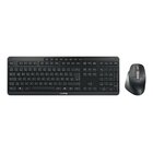 Cherry Stream desktop ultimate tastiera Mouse incluso Casa/ufficio USB + RF Wireless + Bluetooth QWERTZ Tedesco Nero