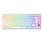 Cherry XTRFY K33 Compact Wireless tastiera Gaming USB + RF Wireless + Bluetooth AZERTY Francese Bianco