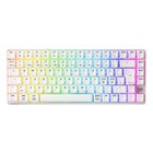 Cherry XTRFY K33 Compact Wireless tastiera Gaming USB + RF Wireless + Bluetooth QWERTY Nordic Bianco
