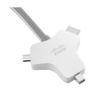 Cisco CAB-HDMI-MUL4K-2M= cavo e adattatore video 2,5 m HDMI tipo A (Standard) HDMI + Mini DisplayPort + USB Type-C Argento