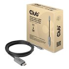 Club3D CAC-1587 adattatore per inversione del genere dei cavi USB Gen2 Type-C HDMI tipo A (Standard) Nero