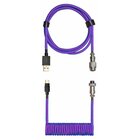 Cooler Master Coiled Keyboard Cable Blue Purple - Cavo tastiera a spirale