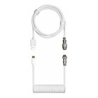 Cooler Master Coiled Keyboard Cable Snow White - Cavo tastiera a spirale
