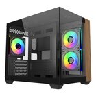 Cooler Master Elite 481 Wood Mini Tower Nero