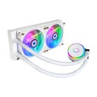 Cooler Master MasterLiquid PL240 Flux White Edition liquido 12 cm Bianco