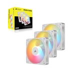 Corsair Confezione da tre ventole PWM con rotori inversi da 120 mm RS120-R ARGB - Bianco