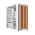 Corsair FRAME 4000D WOOD RS Midi Tower Legno, Bianco