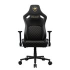 COUGAR CGR-DFF-GLB Sedia da gaming per PC Sedia imbottita tappezzata Nero, Oro