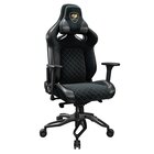 COUGAR CGR-T2F-GLB Sedia per gaming universale Sedia imbottita tappezzata Nero
