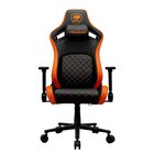 COUGAR Defensor Sedia Gaming imbottita tappezzata Nero, Arancione