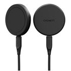 Cygnett ChargePuck Qi2.0 Cuffie, Smartphone Nero USB Carica wireless Ricarica rapida Interno