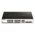 D-Link 16porte 10/100/1000mbps 4x1000base-t/sfpports