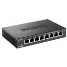 D-Link 8 Port Fast Ethernet Nero