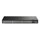 D-Link DGS-1530-52/E switch di rete Gestito L2 Gigabit Ethernet (10/100/1000) Nero