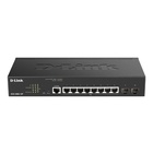 D-Link DGS-2000-10P Gestito L2/L3 Gigabit PoE 1U Nero