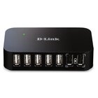 D-Link DUB-H7 USB 2.0 Type-B 480 Mbit/s Nero