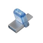 Dell AB135418 unità flash USB 64 GB USB Type-A / USB Type-C 3.2 Gen 1 (3.1 Gen 1) Blu, Argento