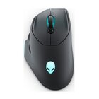 Dell Alienware AW620M Gaming Mano destra RF Wireless + USB Type-C Ottico 26000 DPI Nero Black