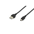 Digitus CAVO USB 2.0 MINI B 5 POLI, 1,80 MT