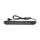 Digitus Multipresa da rack 19 9 Prese Universali Con Interruttore spina italiana 16A