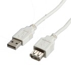 Digitus Prolunga USB 2.0 cavo 
Type 0.8m Bianco - 11.99.8946JR