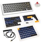 Ducky Outlaw 65 tastiera Universale USB Inglese US Argento