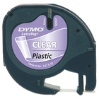 Dymo LT in Plastica Nero su Trasparente 12 mm x 4 m
