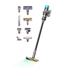 Dyson V12 Detect Slim Total Clean senza filo Nero, Nichel Senza sacchetto