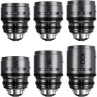 DZOFILM Set PAVO 28/32/40/55/75/100mm t/2.1 2x Anamorphic Prime Lens - Blue Coating - PL/EF - Scala Metri