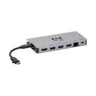 EATON Tripp Lite U442-DOCK5D-GY replicatore di porte e docking station per laptop Cablato USB 3.2 Gen 1 (3.1 Gen 1) Type-C Grigio