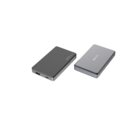 Edizard MaxSafe Semi - Solid State Power Bank 10000 mAh Powerbank 112MM di profondità Nero - Black