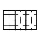 Elleci AKG03302 Ghisa Houseware grid accessorio e componente per piano cottura