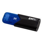 EMTEC B110 Click Easy 3.2 USB 32 GB Nero, Blu